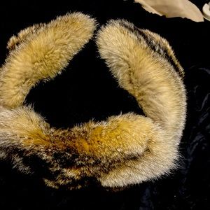 Loro piana cashmere and fox hat